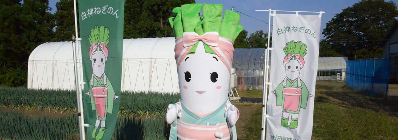 マスコットキャラクター「白神ねぎのん」
