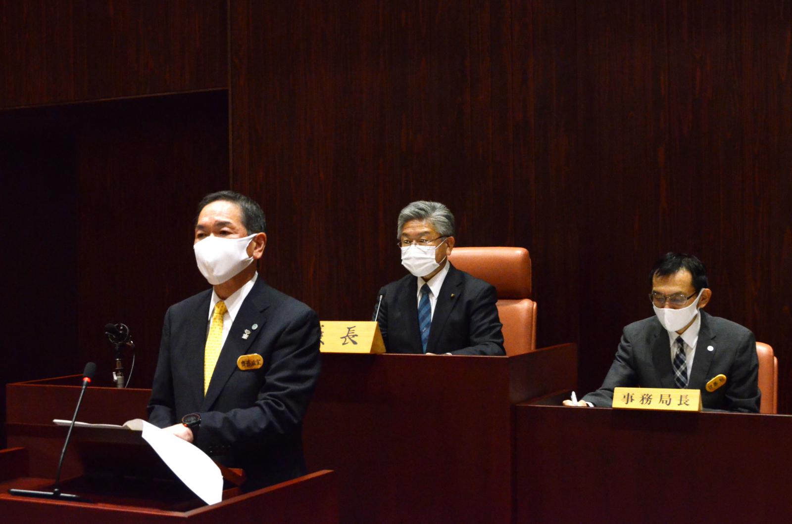 議場の様子