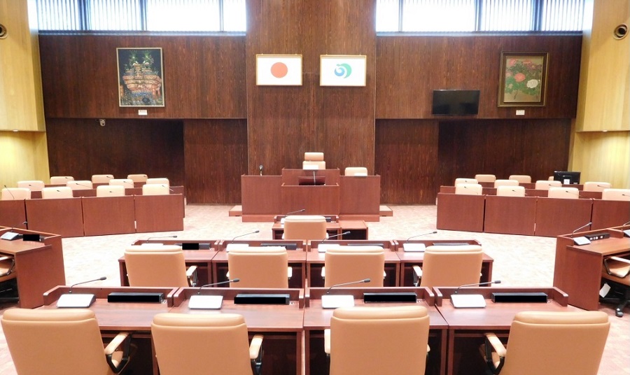 議場の様子