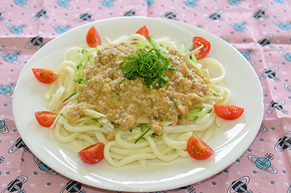 肉みそうどん