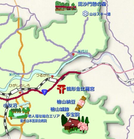 能代絵巻東地区拡大図
