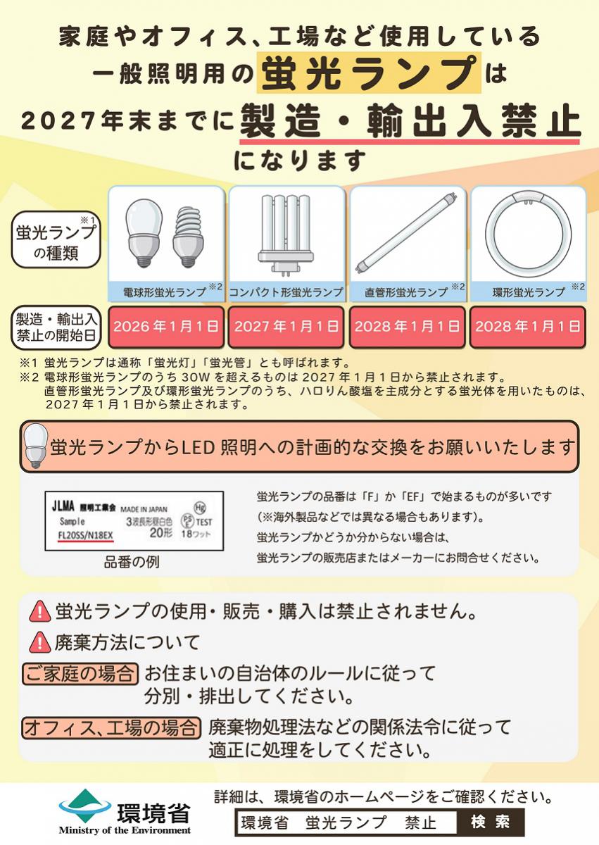 蛍光ランプをLED照明に計画的に切り替えていきましょう - 能代市